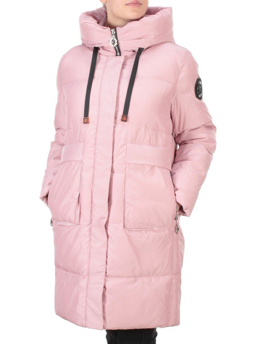 8966 PINK Пальто зимнее женское CLOUD LAG CAT (200 гр. холлофайбер)