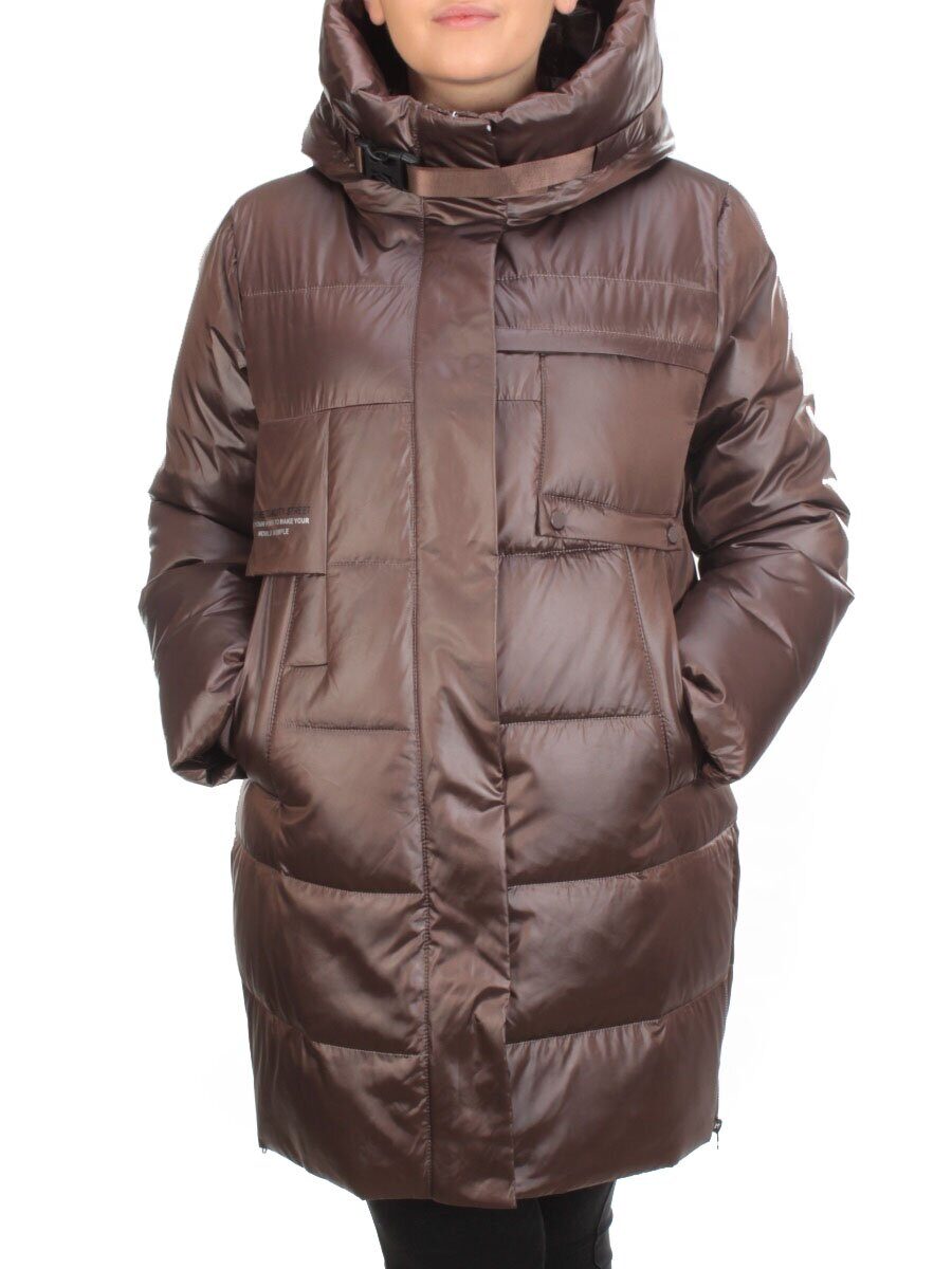 H 902 BROWN Куртка зимняя женская MARIA (200 гр. холлофайбера)