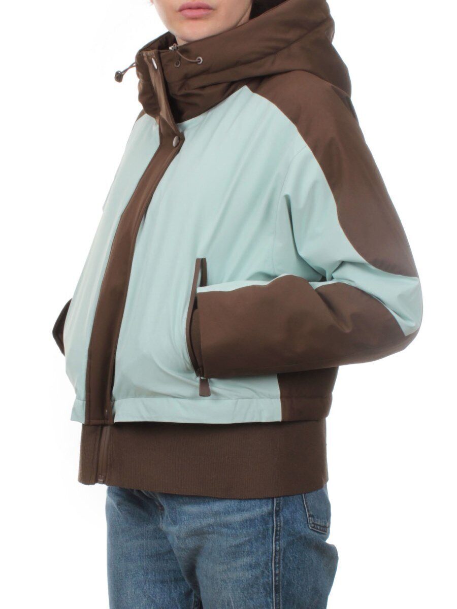 H24-381 BROWN MENTHOL Куртка зимняя женская (80% пух / 20% перо) M - 44 российский