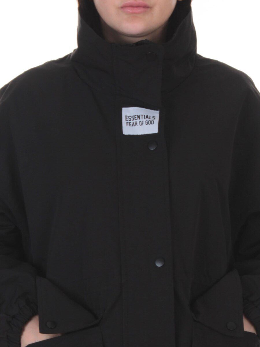 3089 BLACK Куртка демисезонная женская (100 гр. холлофайбер)