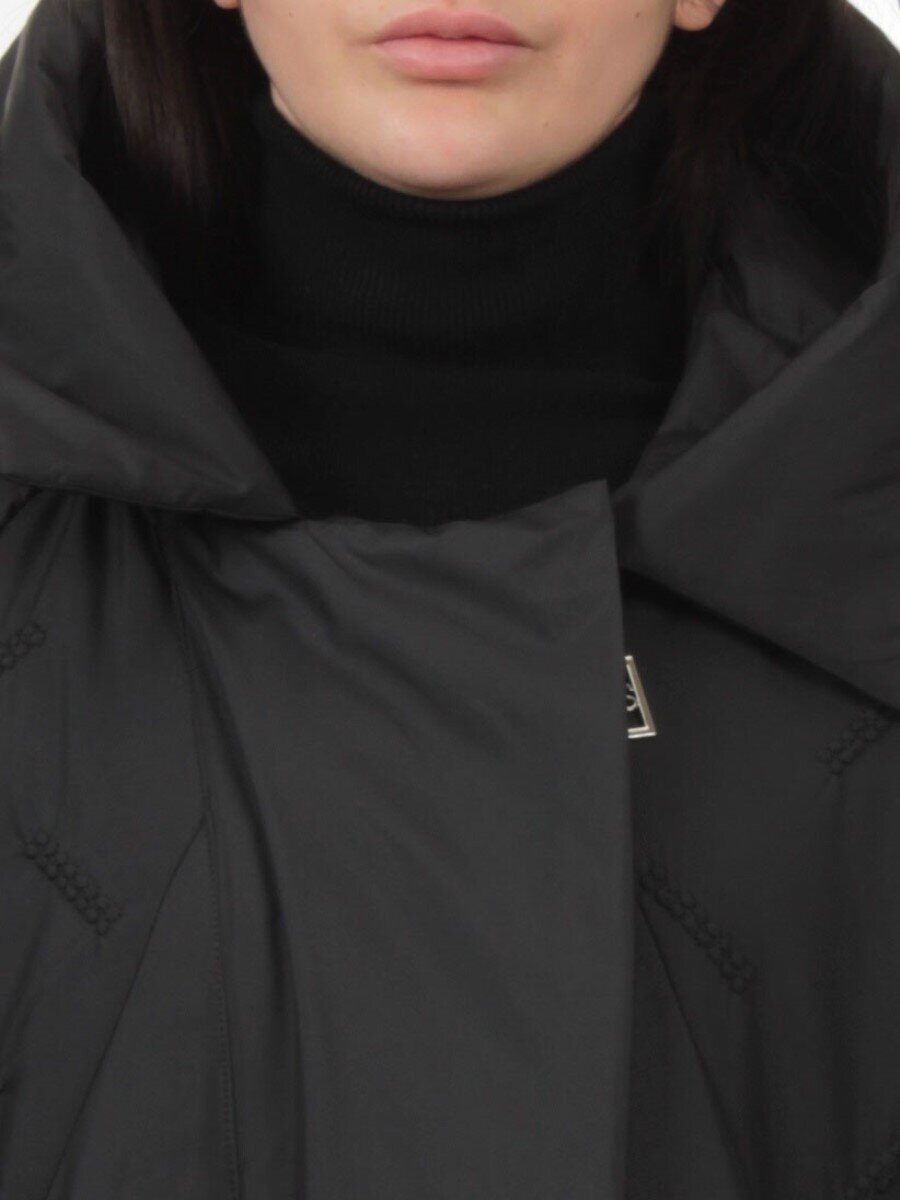 903 BLACK Куртка демисезонная женская (100 гр. синтепон)