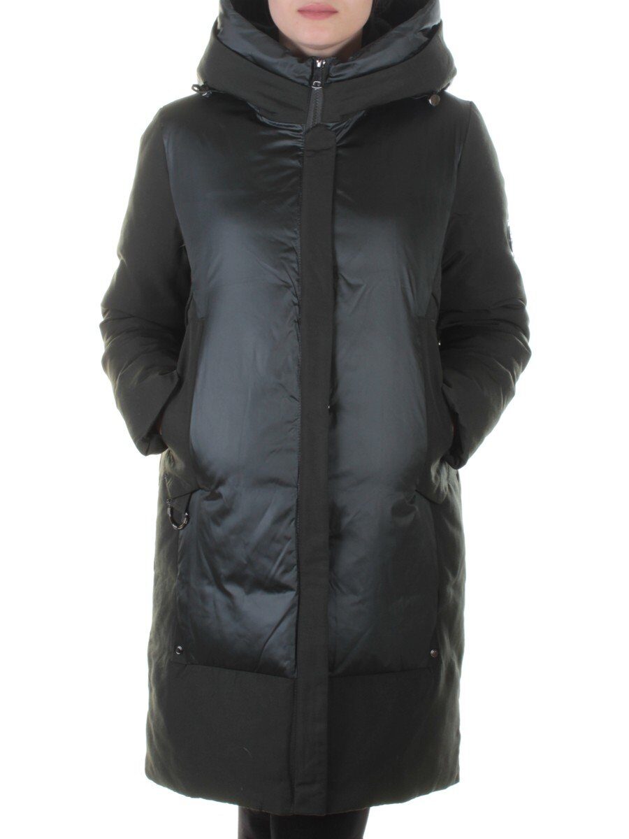 M9031-1 DK. GREEN Пальто стеганое Snowpop