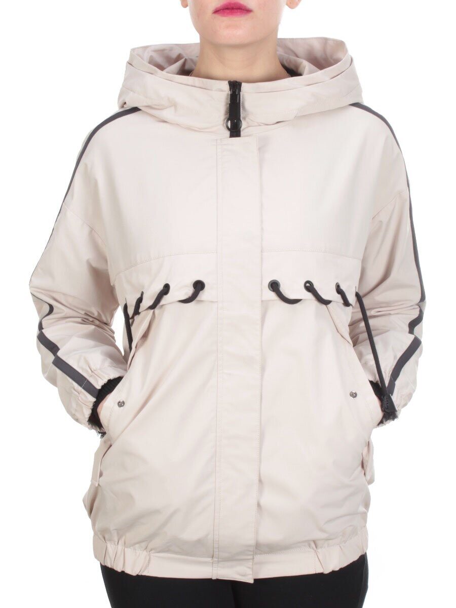 FY-266 BEIGE Ветровка женская COSEEMI (65% хлопок, 35% полиэстер)