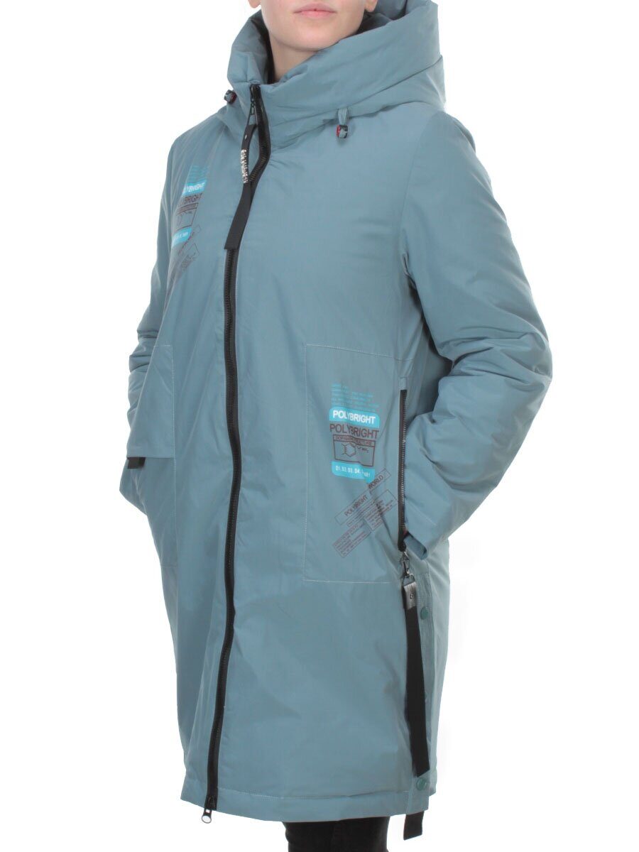101-1 MENTHOL Пальто демисезонное женское FAMILY (100 гр. синтепон)