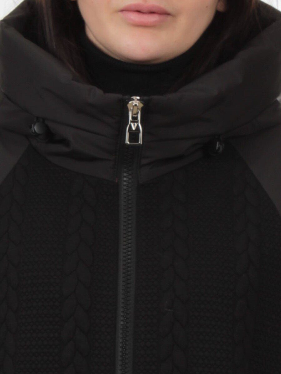 912 BLACK Куртка демисезонная женская (80 гр. синтепон)