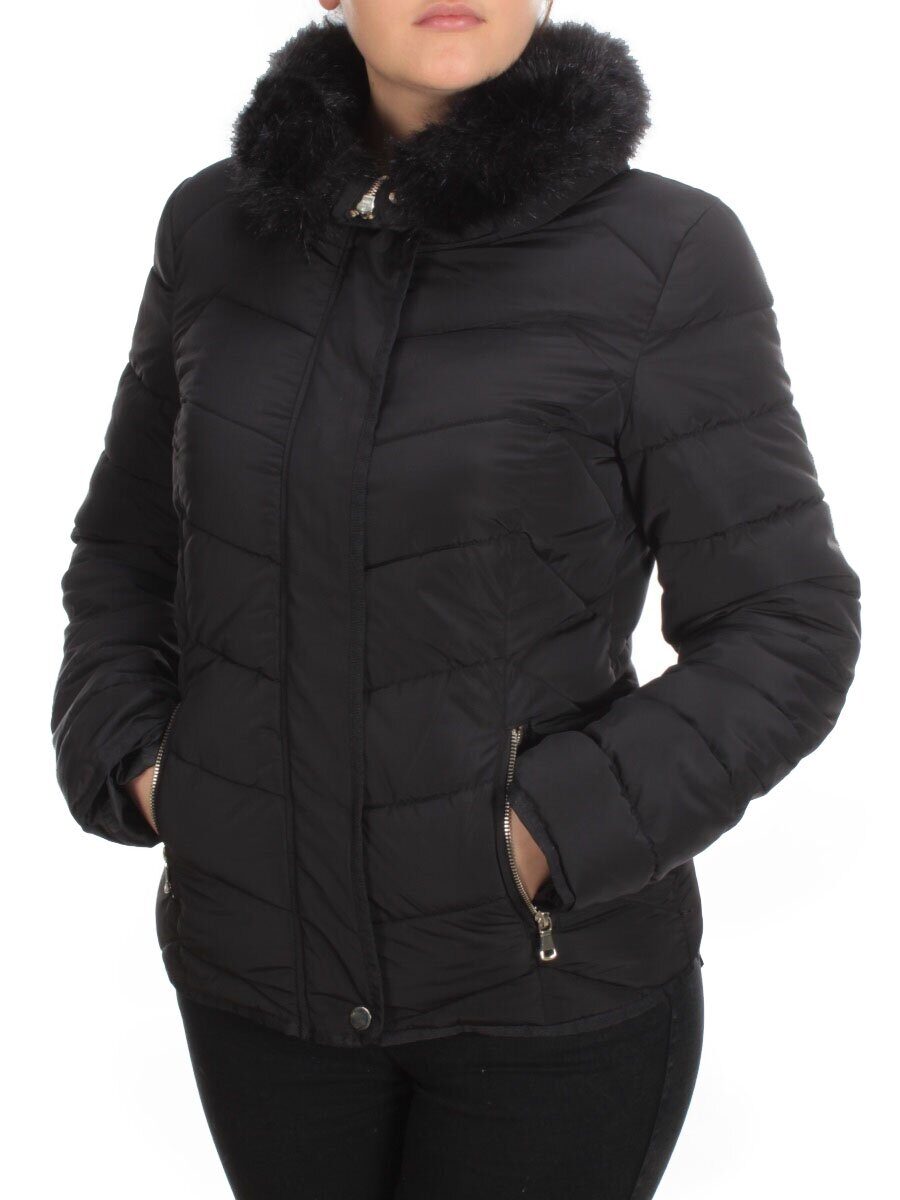 B-24 BLACK Куртка зимняя женская NO NAME (100 гр. холлофайбер)