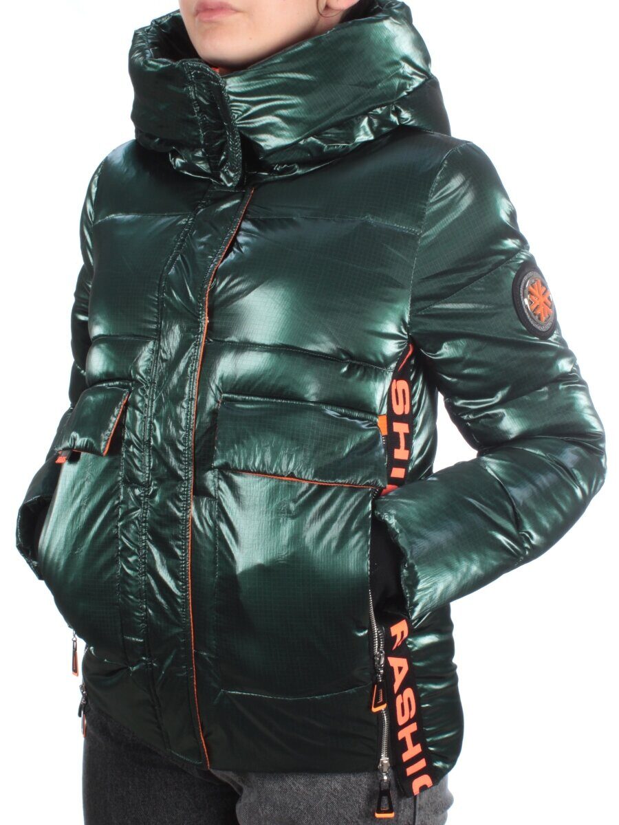 8096 DK. GREEN Куртка зимняя женская JARIUS (200 гр. холлофайбера)