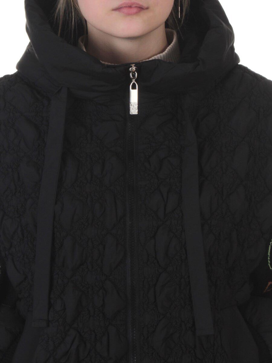705 BLACK Куртка демисезонная женская (100 гр. синтепон)