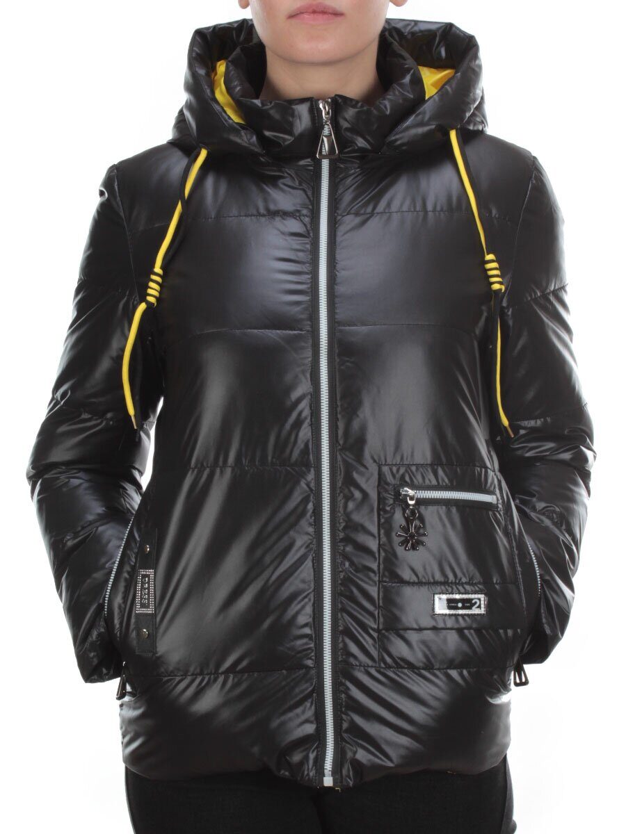 8260 BLACK Куртка демисезонная женская BAOFANI (100 гр. синтепон)