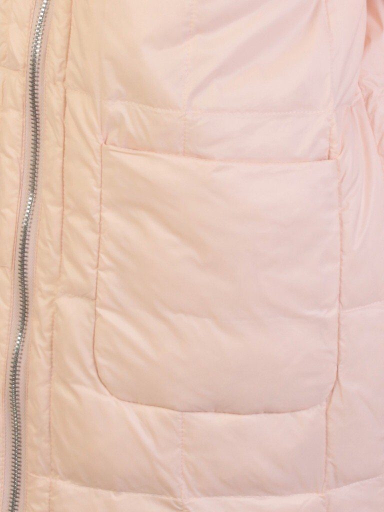 8808 PINK Пальто женское демисезонное (100 гр. синтепон)