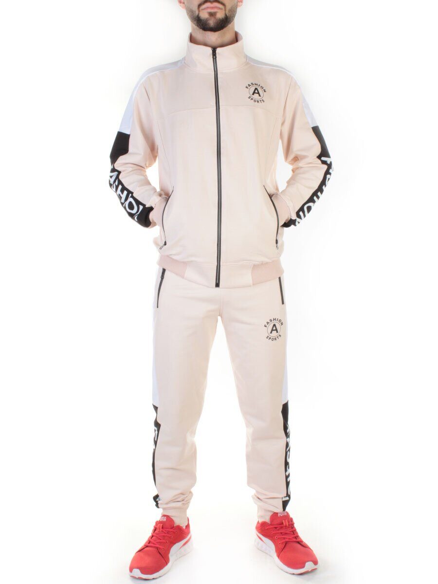Y263 BEIGE Спортивный костюм мужской Brightstar