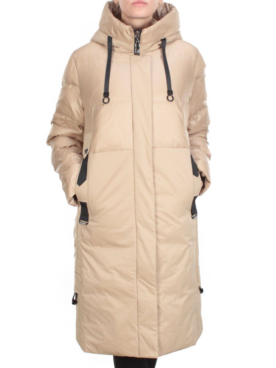 2211 BEIGE Пальто зимнее женское LYDIA (200 гр. холлофайбер)