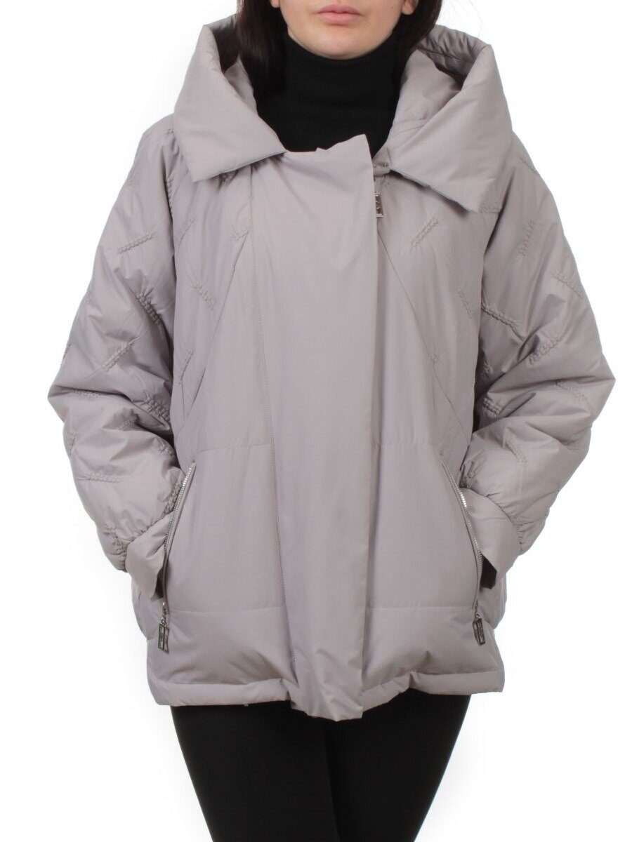 903 GRAY BEIGE Куртка демисезонная женская (100 гр. синтепон)