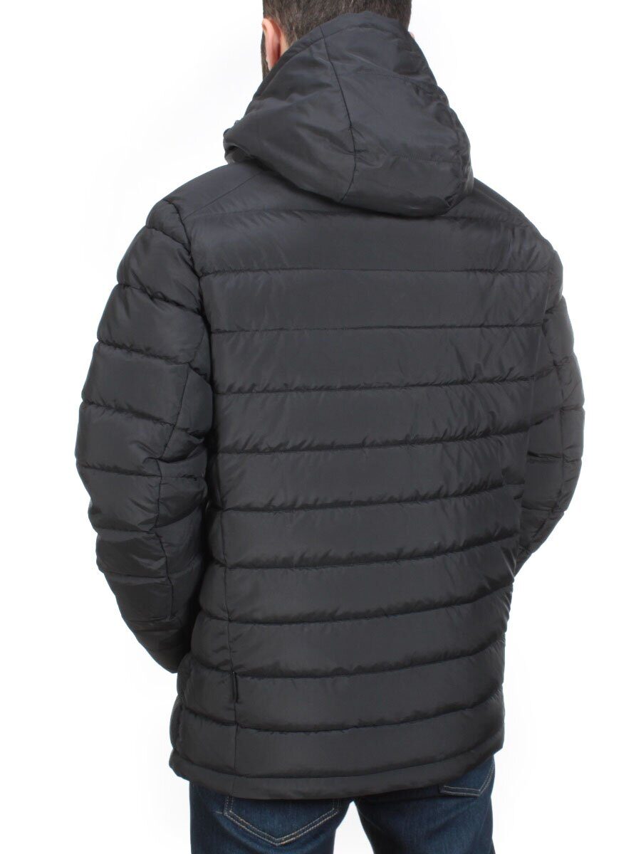 4017-L BLACK Куртка мужская зимняя ROMADA (200 гр. холлофайбер)