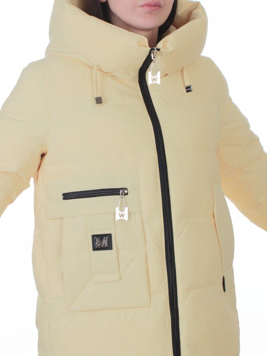 M-M07 YELLOW Куртка зимняя женская (150 гр. холлофайбер)
