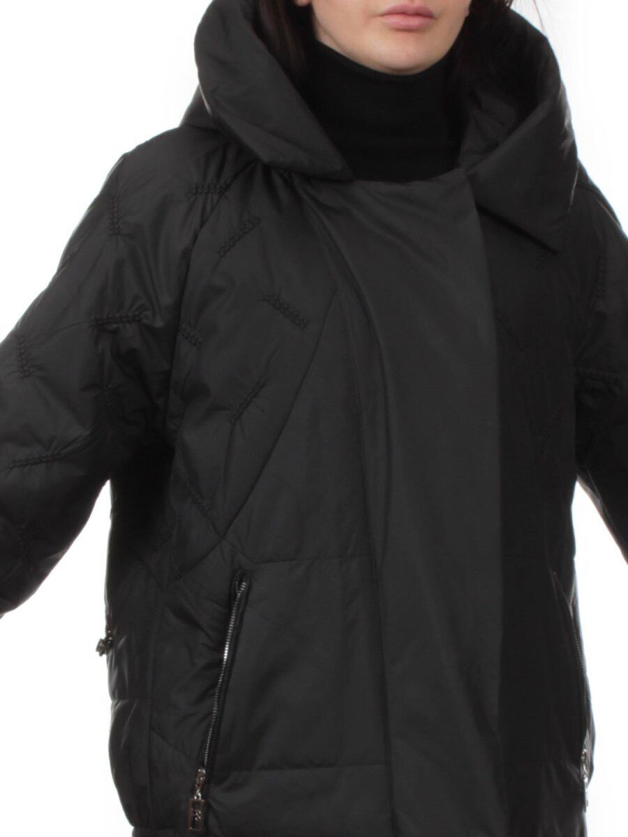 903 BLACK Куртка демисезонная женская (100 гр. синтепон)