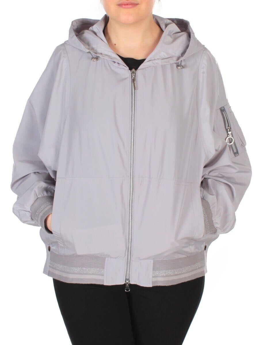 9711/-32 LT. GREY Ветровка женская RIKA (полиэстер)