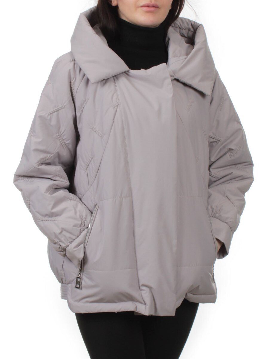 903 GRAY BEIGE Куртка демисезонная женская (100 гр. синтепон)