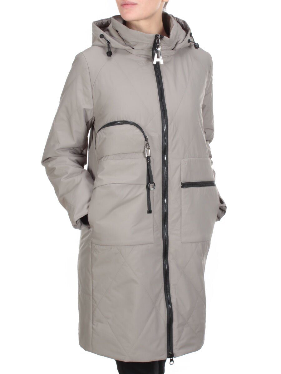 M-5022 DARK BEIGE Куртка демисезонная женская CORUSKY (100 гр. синтепон)