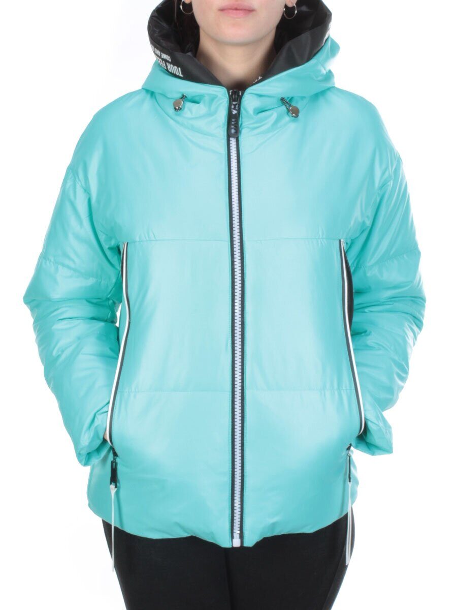 8278 TURQUOISE Куртка демисезонная женская BAOFANI (100 гр. синтепон)