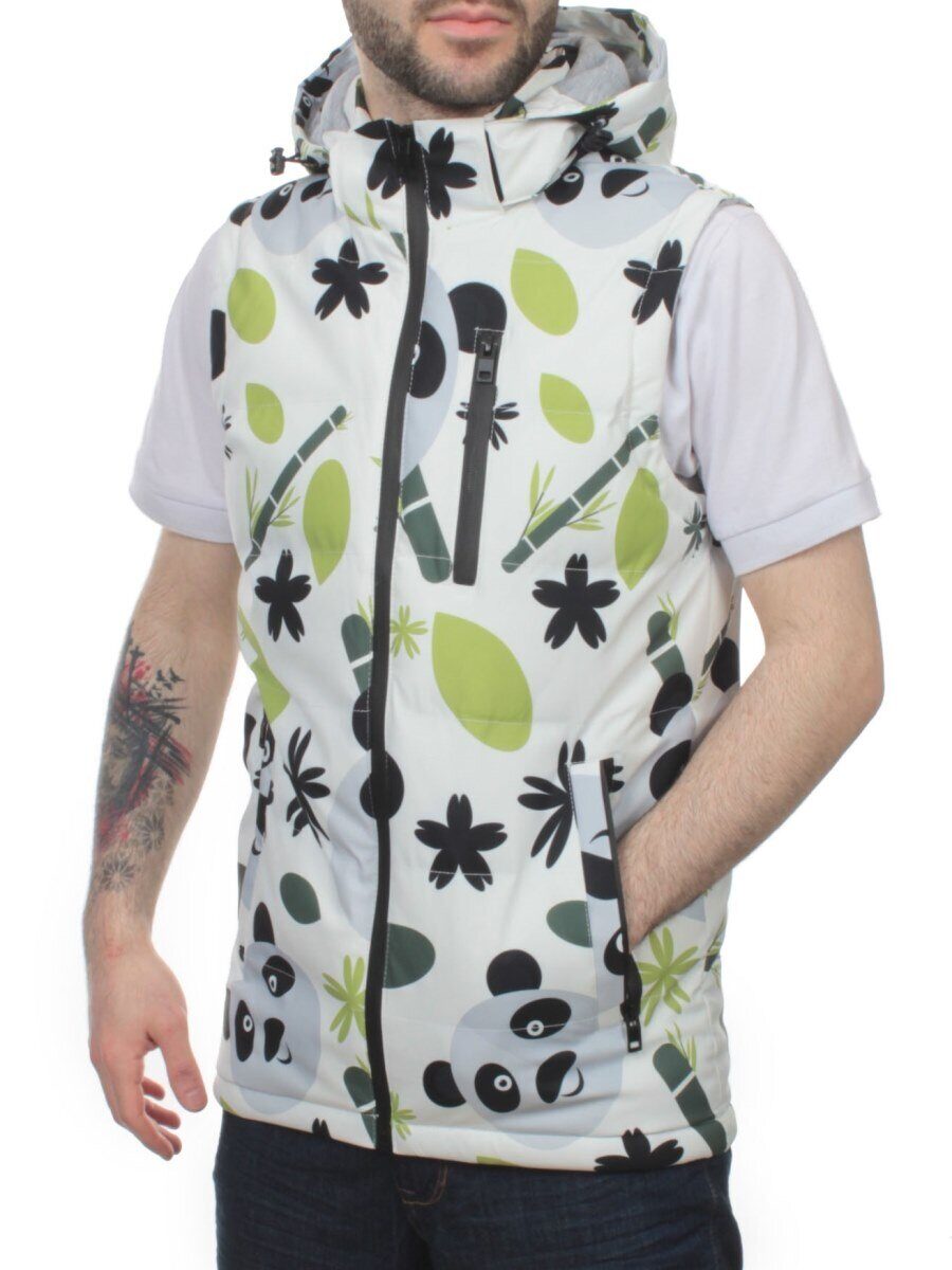 2119 WHITE Жилет мужской (100 гр. синтепон)