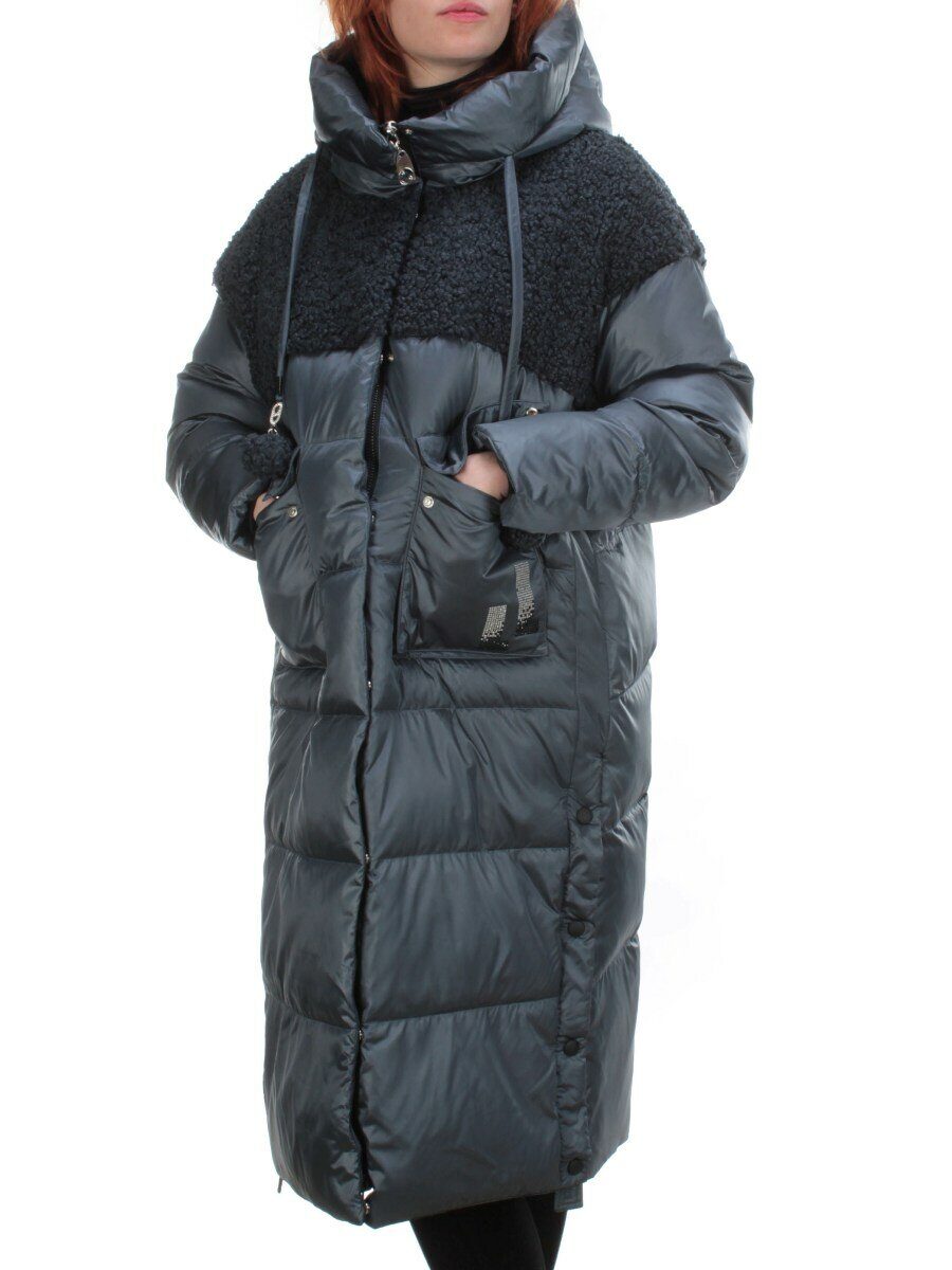 Y21636 DK. GRAY Пальто женское зимнее MEIYEE (200 гр. холлофайбера)