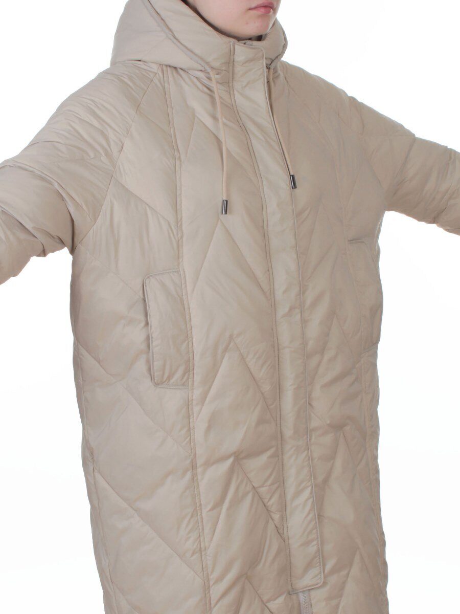 3080 BEIGE Пуховик женский (утиный пух)
