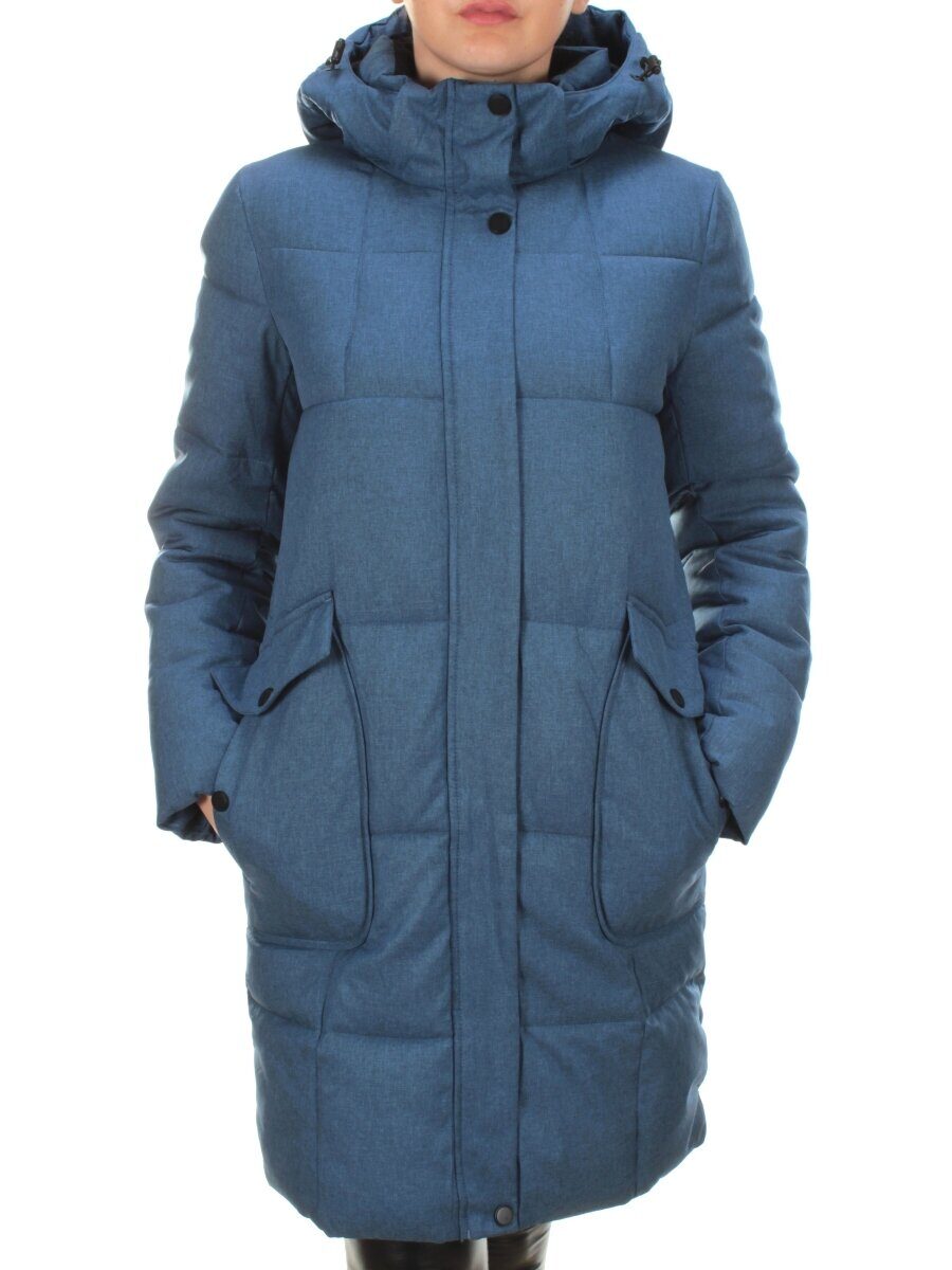 350 BLUE Пальто женское зимнее (200 гр. холлофайбер)