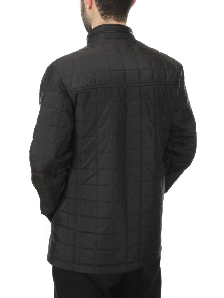 1561 BLACK Куртка мужская демисезонная (70 гр. холлофайбер)