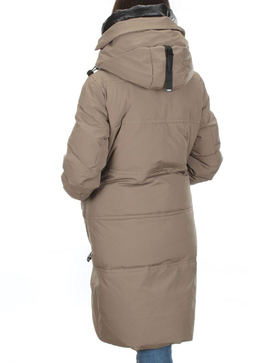 9716 DK. BEIGE Куртка зимняя женская (200 гр. холлофайбера)