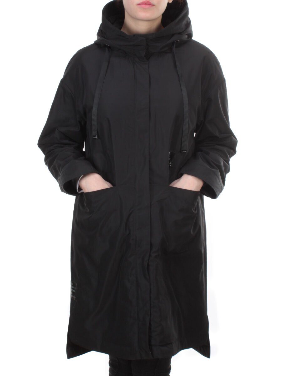 2190 BLACK Куртка демисезонная женская Parten (50 гр. синтепон)