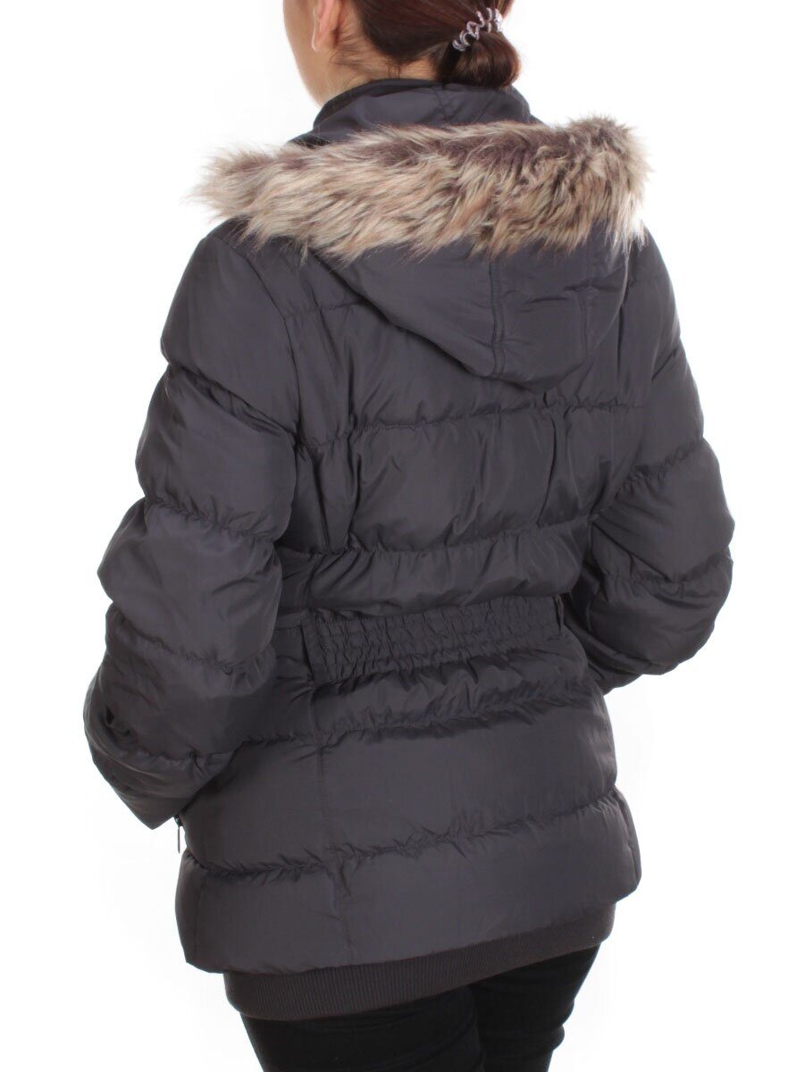 B-37 DARK GREY Куртка зимняя женская NO NAME (100 гр. холлофайбер)
