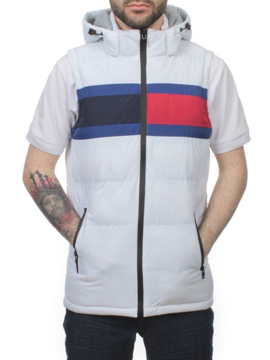2113 WHITE Жилет мужской (100 гр. синтепон)
