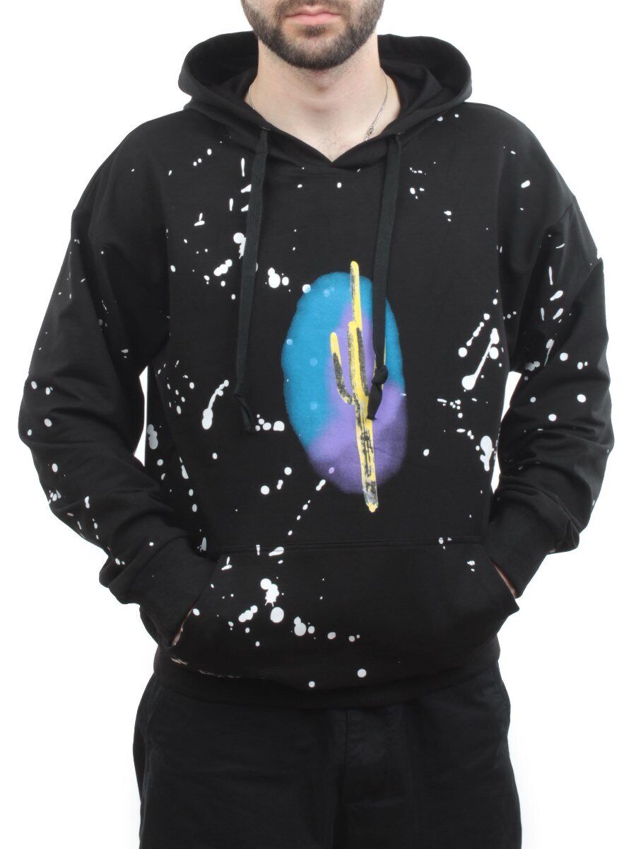 2022 BLACK Толстовка мужская (75% хлопок, 20% полиэстер, 5% спандекс)