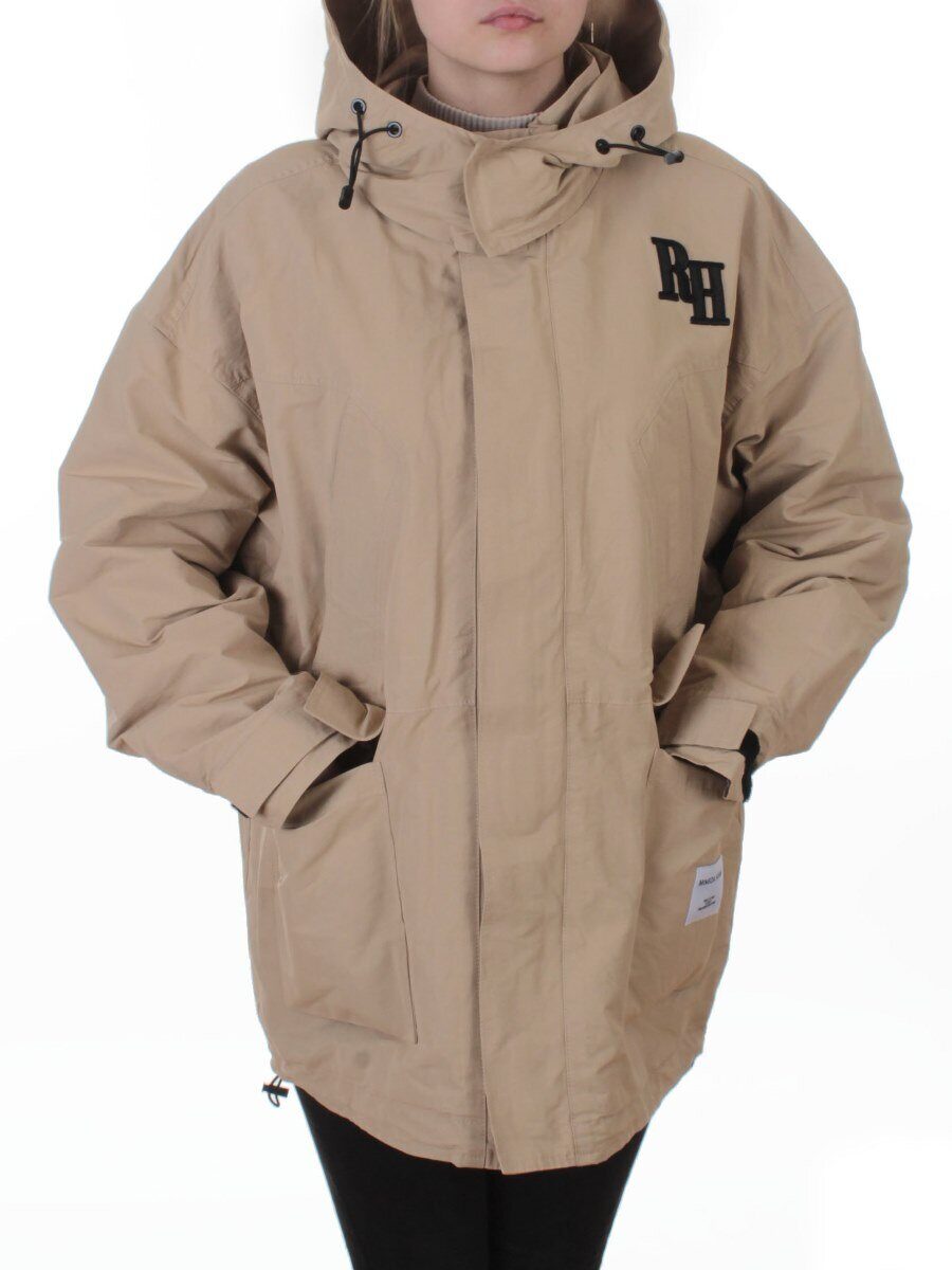 3097 BEIGE Куртка демисезонная женская (100 гр. холлофайбер)