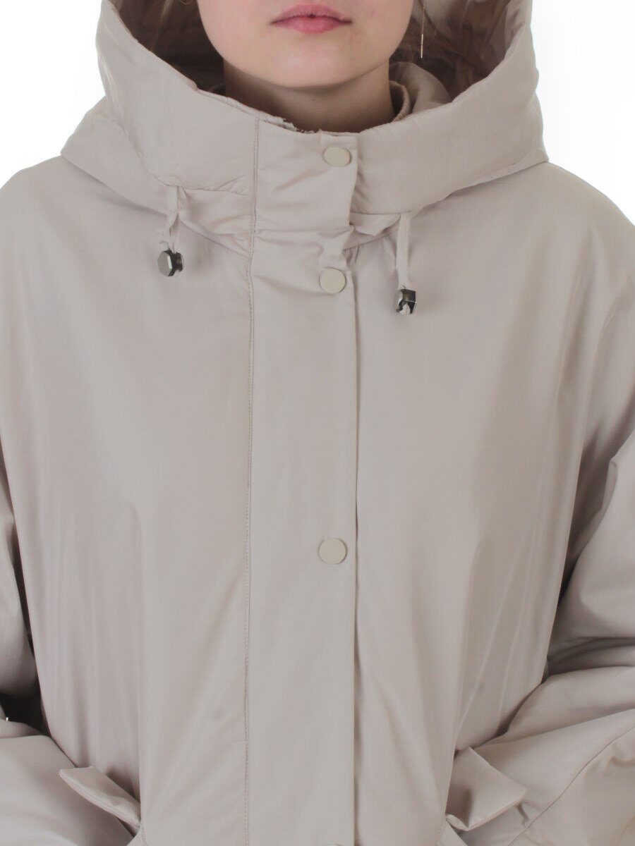 8020 LT. BEIGE Куртка демисезонная женская (100 гр. холлофайбер)