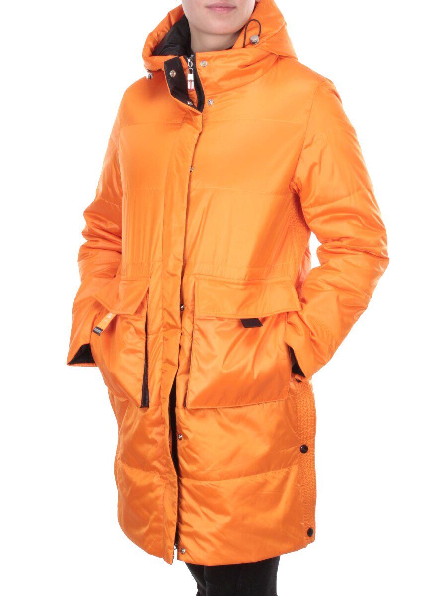 8188 ORANGE Пальто демисезонное женское Cloud Lag Cat (100 гр. синтепон)