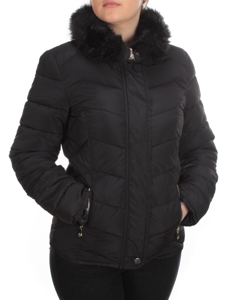 B-24 BLACK Куртка зимняя женская NO NAME (100 гр. холлофайбер)