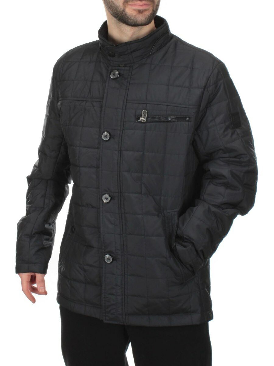 1561 DK. BLUE Куртка мужская демисезонная (70 гр. холлофайбер)