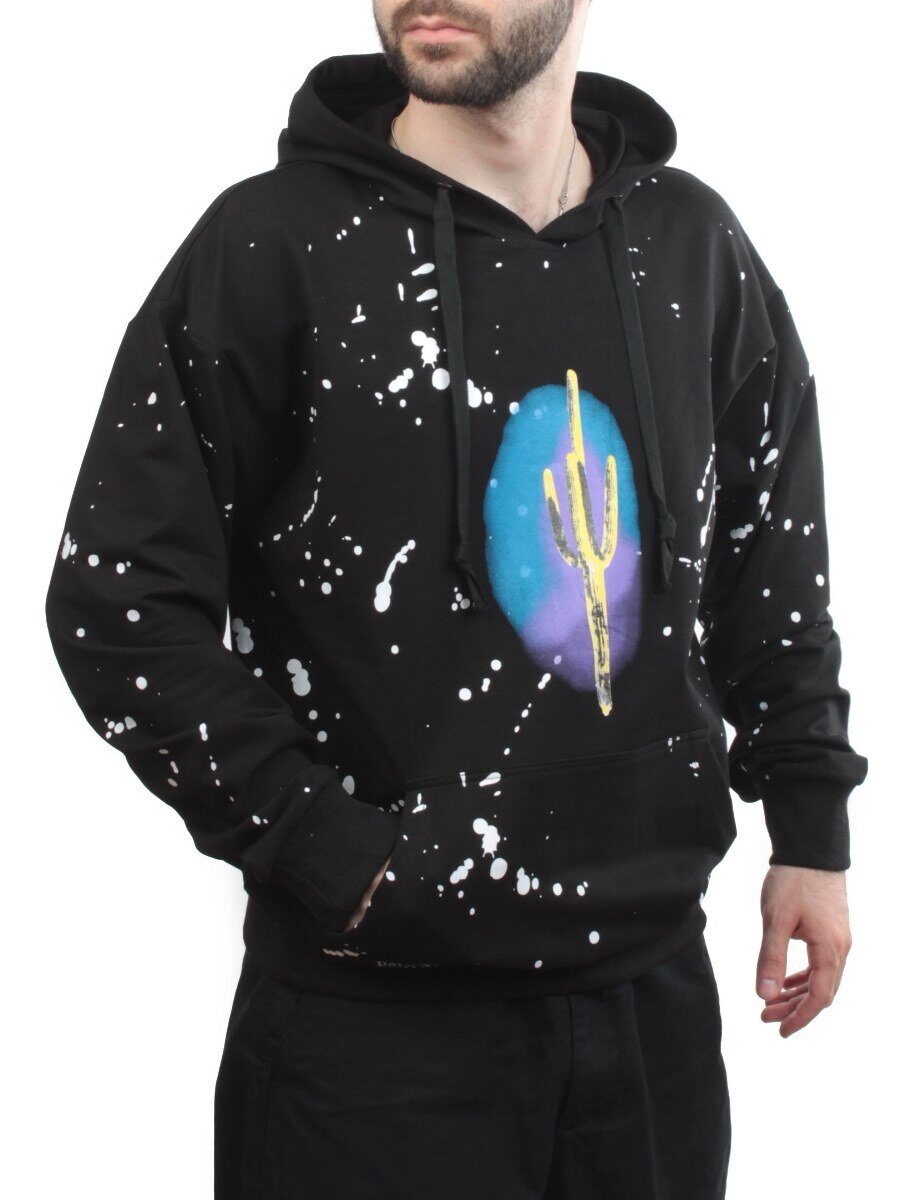 2022 BLACK Толстовка мужская (75% хлопок, 20% полиэстер, 5% спандекс)