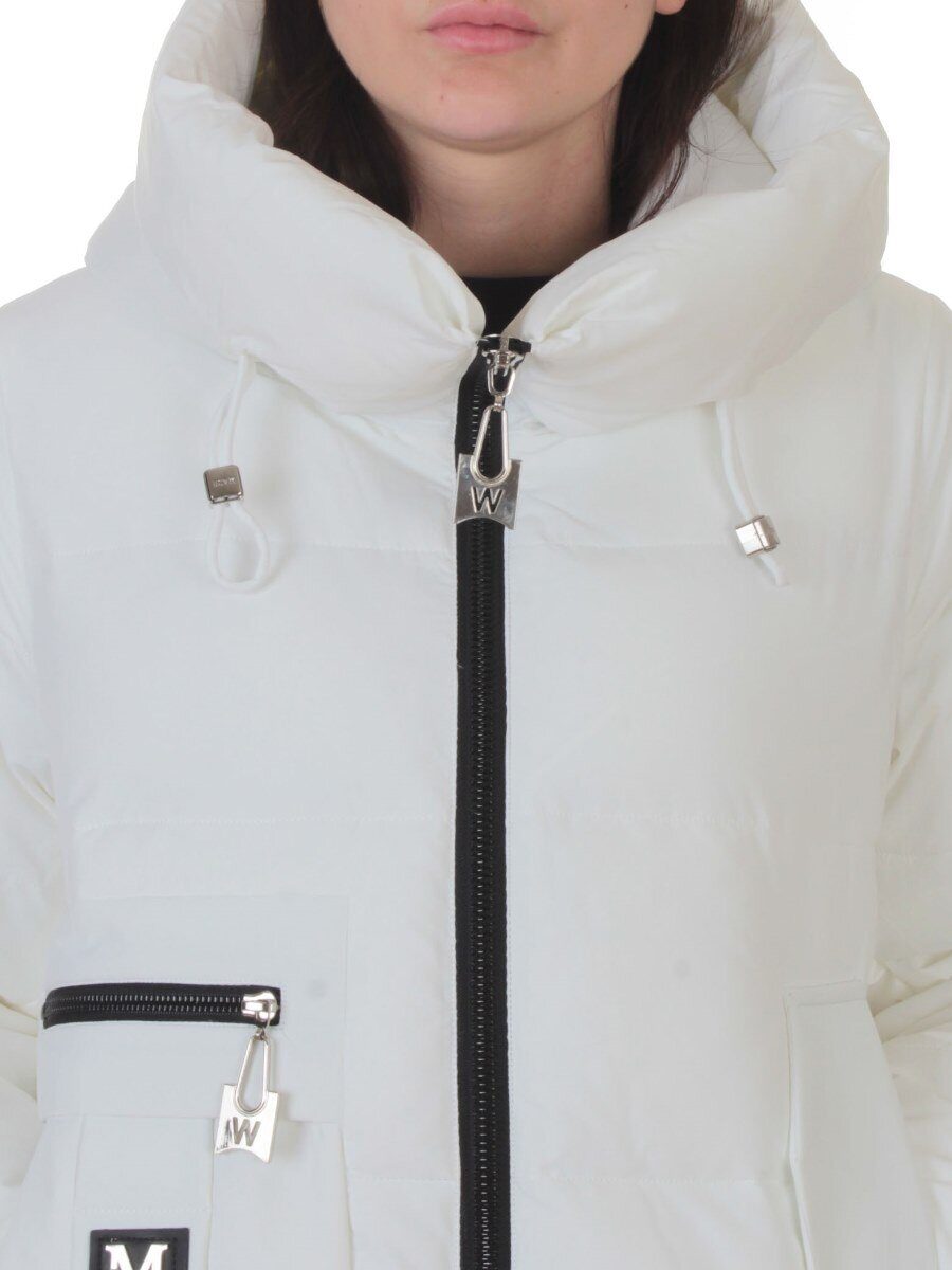 M-M07 WHITE Куртка зимняя женская (150 гр. холлофайбер)