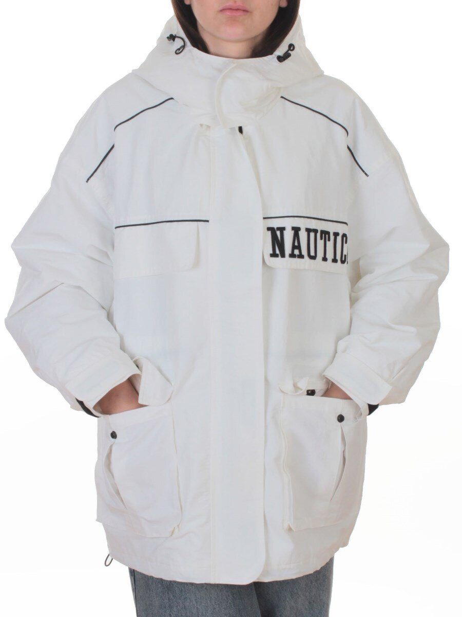 3101 WHITE Куртка демисезонная женская (100 гр. холлофайбер)