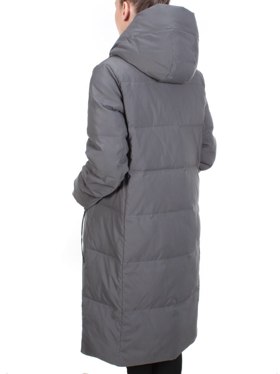 2233 DARK GRAY Пальто женское зимнее AKIDSEFRS (200 гр. холлофайбера)