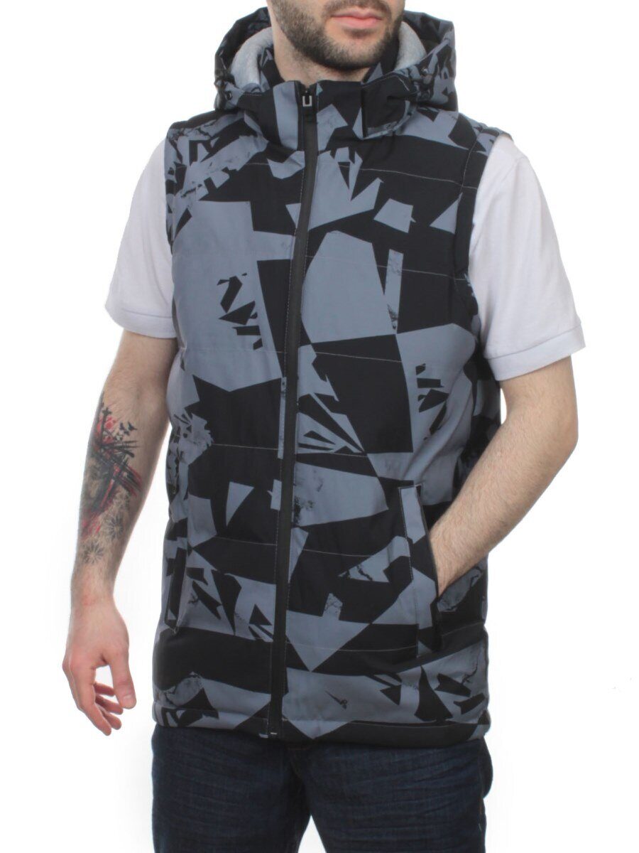 2122 GRAY Жилет мужской (100 гр. синтепон)