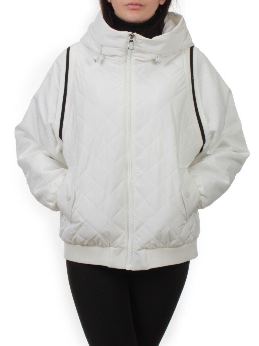 919 WHITE Куртка демисезонная женская (100 гр. синтепон)
