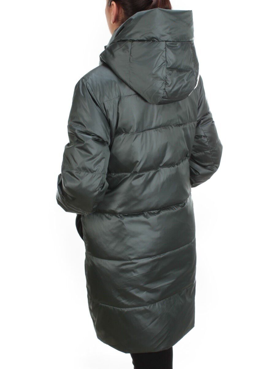 S21122 GREEN Куртка зимняя женская облегченная Y SILK TREE