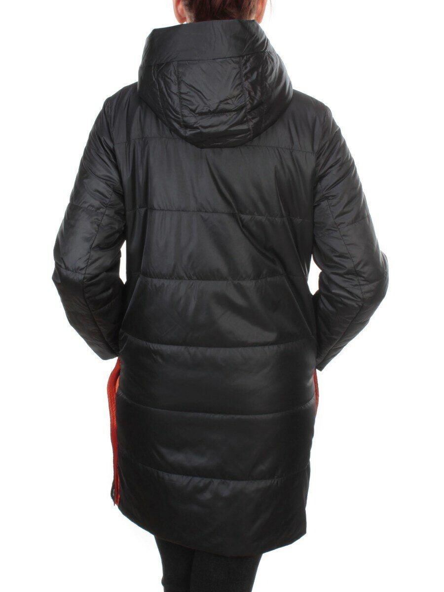8188 BLACK Пальто демисезонное женское Cloud Lag Cat (100 гр. синтепон)