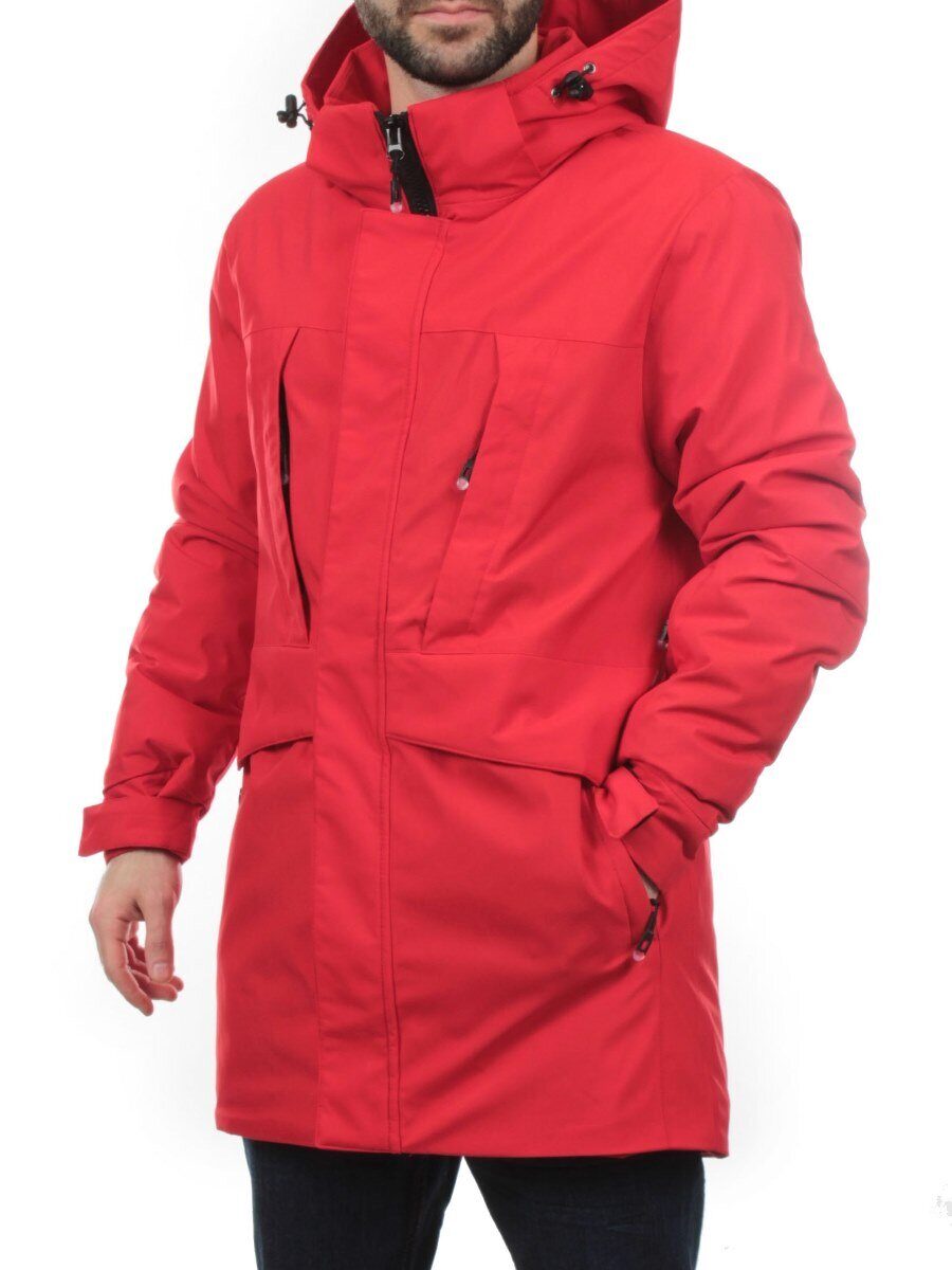 2182 RED Куртка мужская зимняя облегченная (130 гр. холлофайбер)