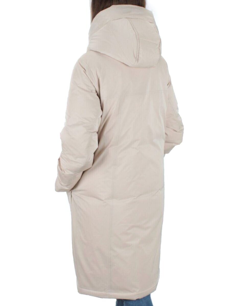 2392 LT. BEIGE Пальто зимнее женское (200 гр. холлофайбер)