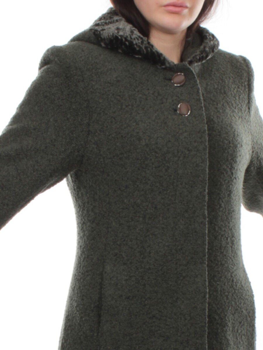 0142 Пальто на пуговицах длинное Classic Fashion